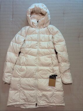 The North Face Women's Metropolis Parka Gardenia White New with PARTIAL Tag